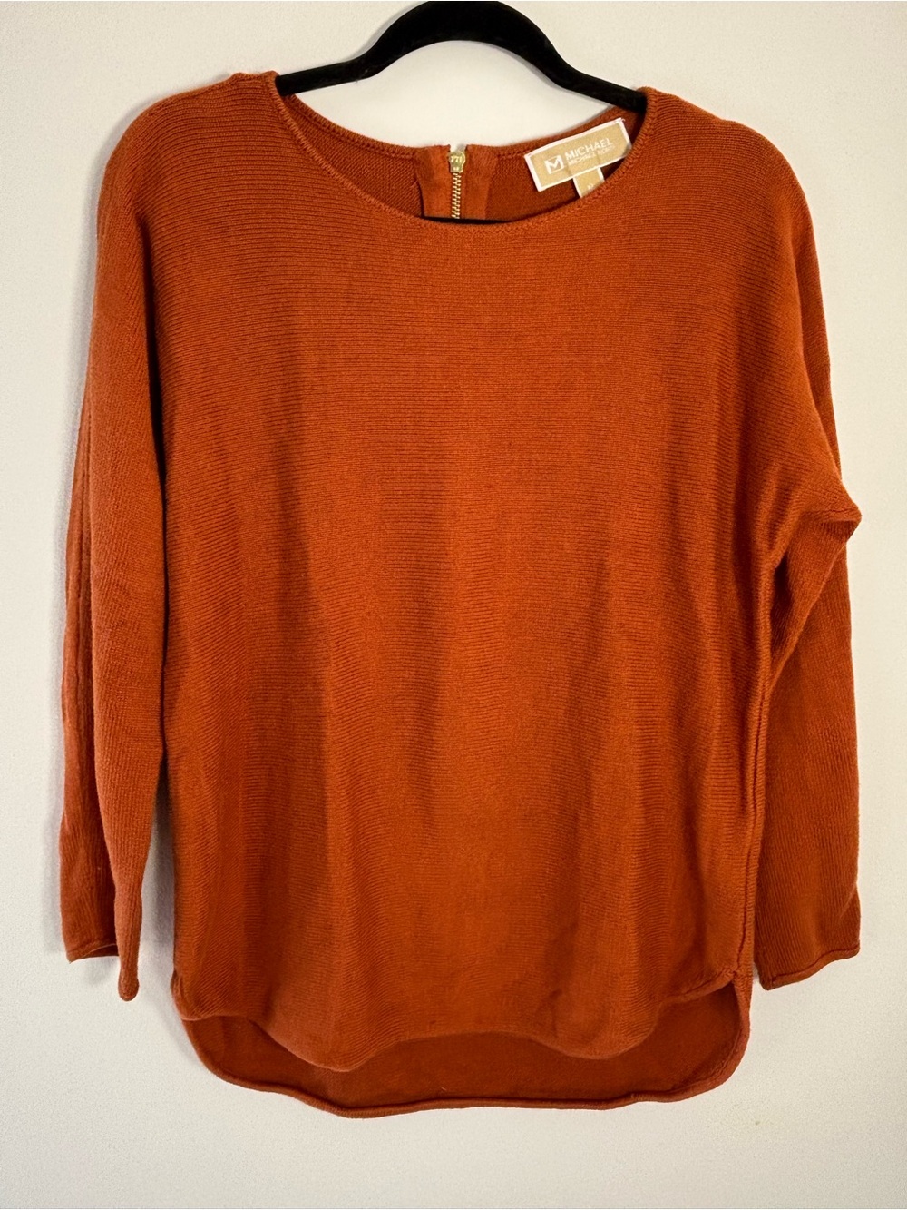 Michael Kors Rust Orange Crewneck Sweater